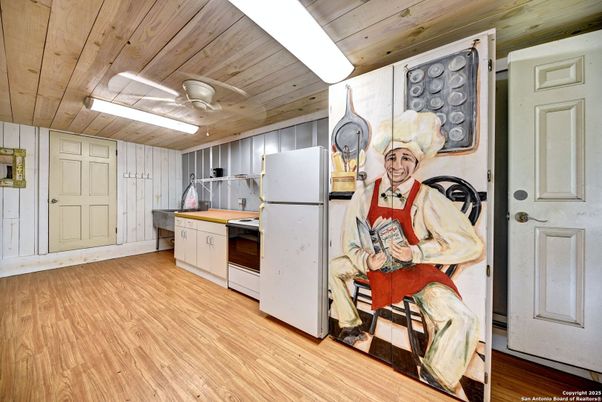 Interior, Kitchen, Wooden Ceilings, Wood Texture Flooring