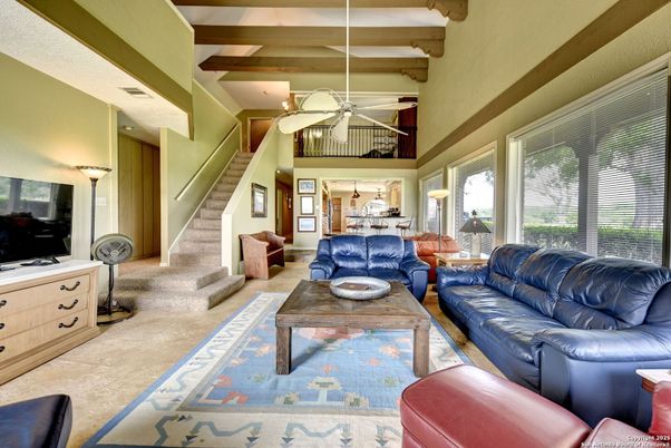 Interior, Living room, Wooden Beams