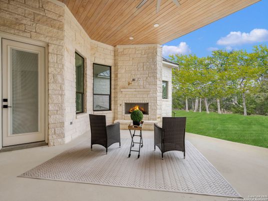 Backyard, Exterior, Fireplace