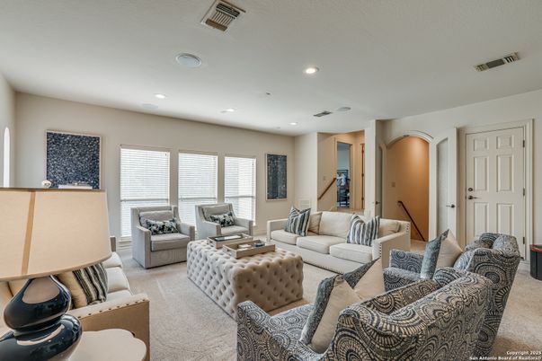 Interior, Living room, Recessed Lighting