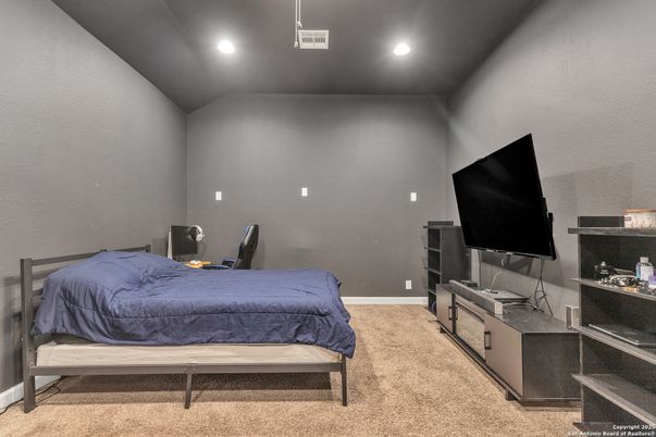 Bedroom, Interior, Recessed Lighting