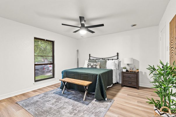 Bedroom, Interior, Wood Texture Flooring