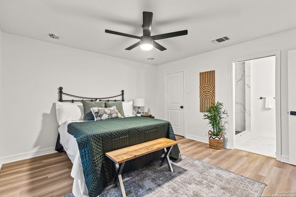 Bedroom, Interior, Marble, Wood Texture Flooring