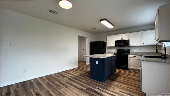 Interior, Kitchen, Wood Texture Flooring