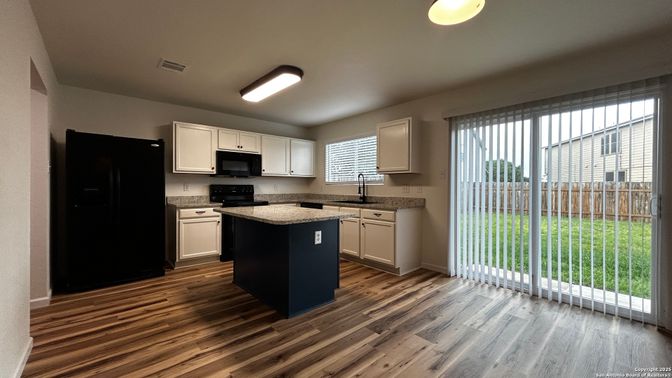 Interior, Kitchen, Wood Texture Flooring