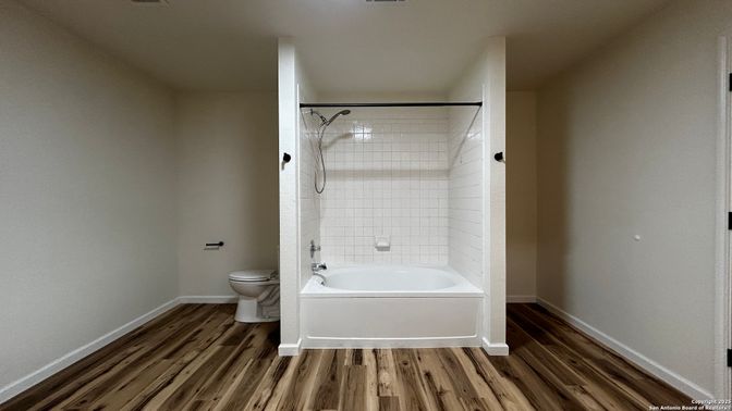 Bathroom, Interior, Wood Texture Flooring