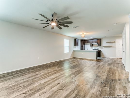 Empty room, Interior, Kitchen, Wood Texture Flooring