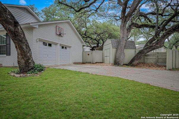 Backyard, Detached Garage, Exterior