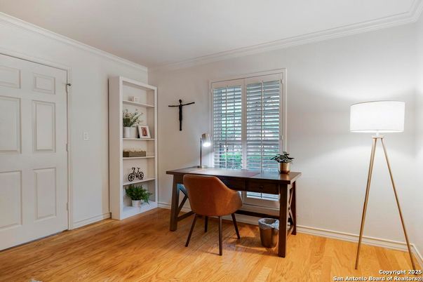 Home Office, Interior, Wood Texture Flooring