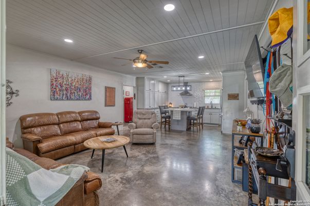 Dining room, Interior, Kitchen, Living room, Pendant Lights, Recessed Lighting