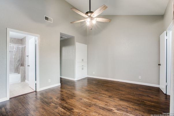 Bathroom, Empty room, Interior, Wood Texture Flooring