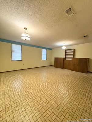 Chandelier, Empty room, Interior