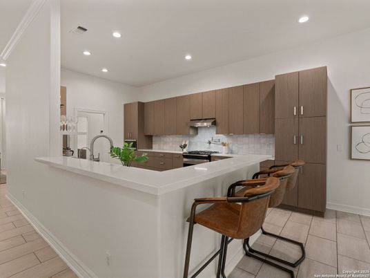 Interior, Kitchen, Recessed Lighting, Stainless Steel Appliances