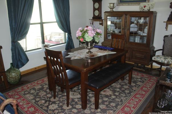 Dining room, Interior, Wood Texture Flooring