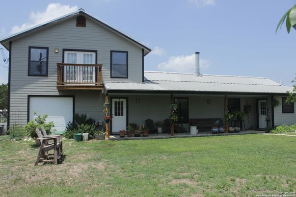 Attached, Backyard, Exterior, Facade, Farmhouse