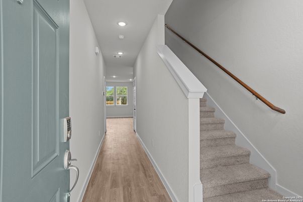 Interior, Recessed Lighting, Wood Texture Flooring
