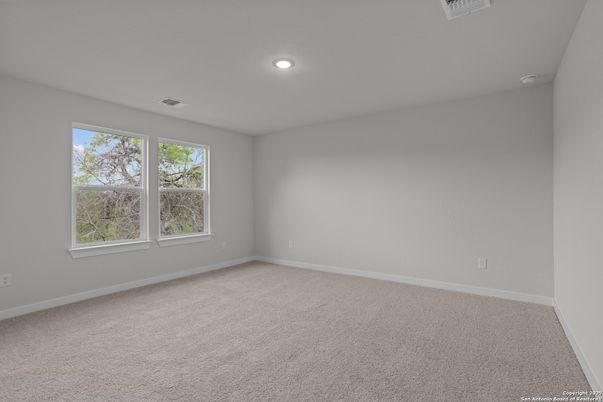 Empty room, Interior, Recessed Lighting