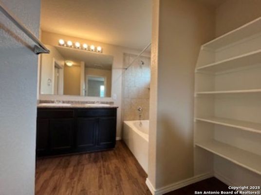 Bathroom, Interior, Wood Texture Flooring