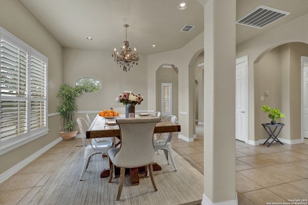 Chandelier, Dining room, Interior, Recessed Lighting