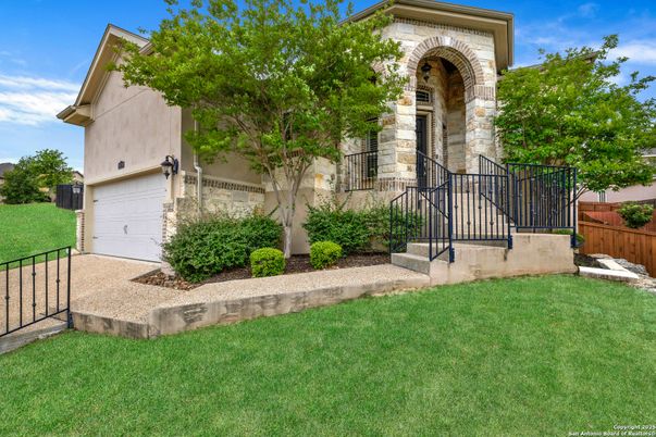 Attached, Backyard, Exterior, Facade, None