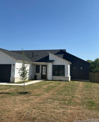 Attached, Backyard, Exterior, Facade, Farmhouse