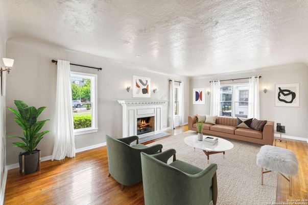 Fireplace, Interior, Living room, Wood Texture Flooring