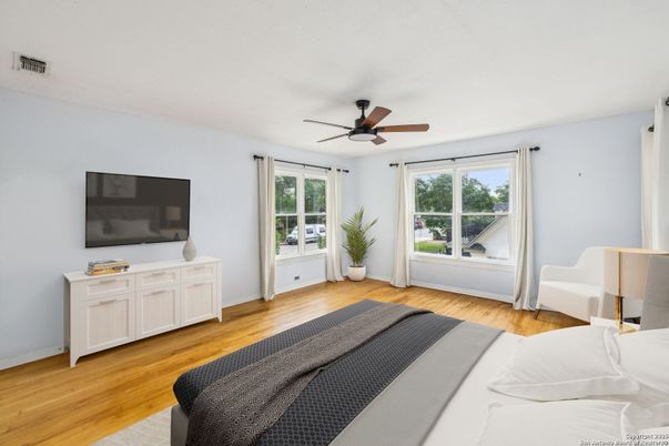 Bedroom, Interior, Wood Texture Flooring