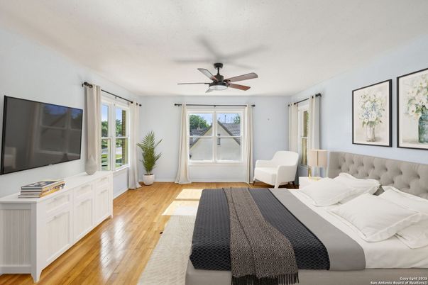 Bedroom, Interior, Wood Texture Flooring
