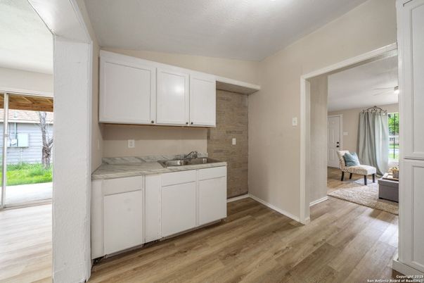 Interior, Kitchen, Wood Texture Flooring