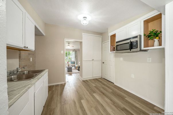 Interior, Kitchen, Wood Texture Flooring