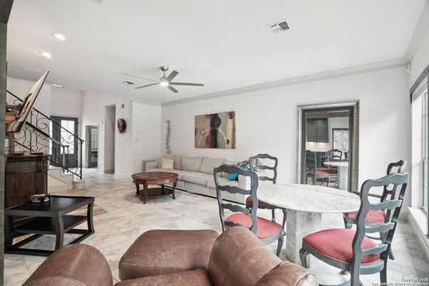 Dining room, Interior, Living room, Recessed Lighting