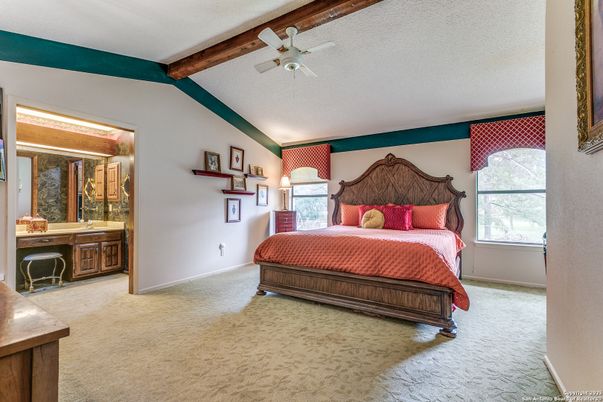 Bedroom, Interior, Wooden Beams
