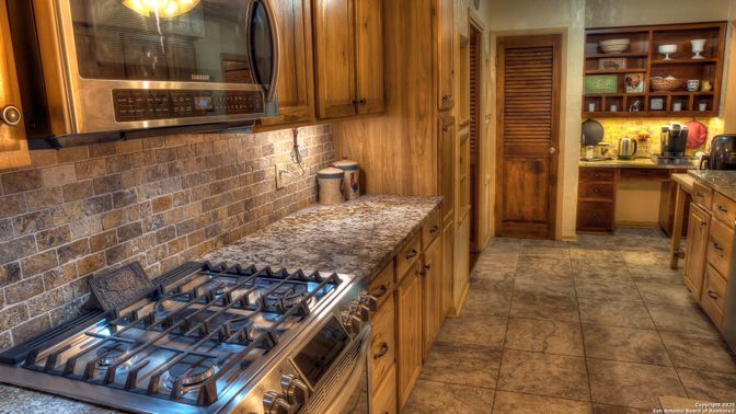 Interior, Kitchen, Stone Walls