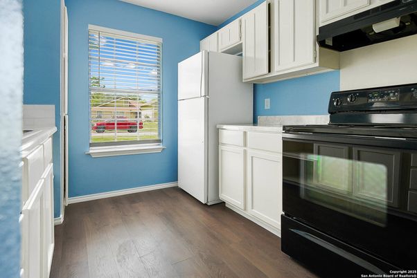 Interior, Kitchen, Wood Texture Flooring