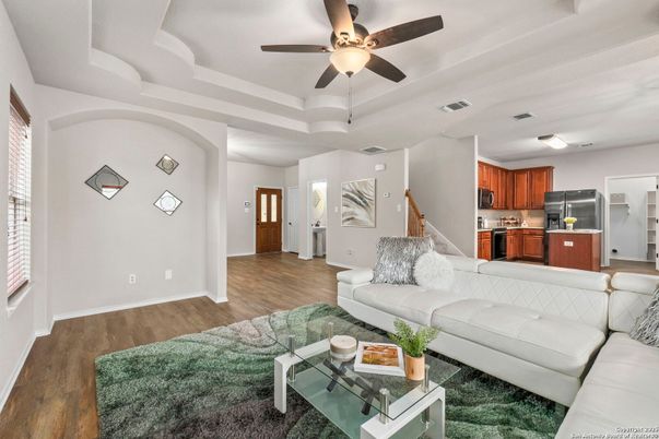 Interior, Kitchen, Living room, Wood Texture Flooring