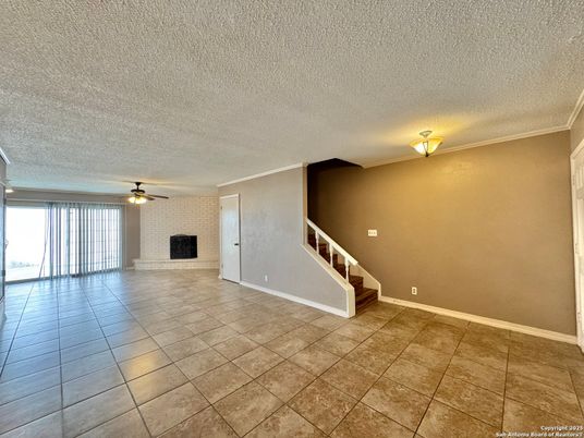 Empty room, Fireplace, Interior, Stone Walls