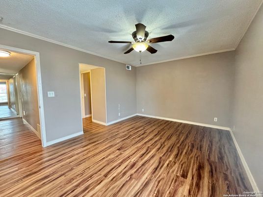 Empty room, Interior, Wood Texture Flooring