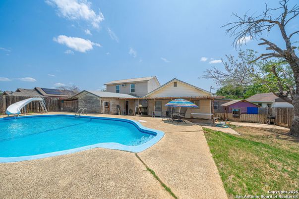 Backyard, Exterior, Pool, Solar Panels