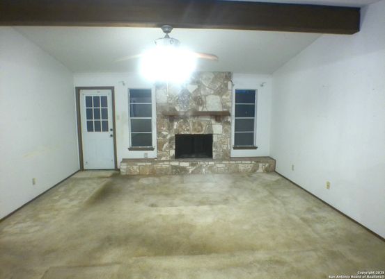 Empty room, Fireplace, Interior