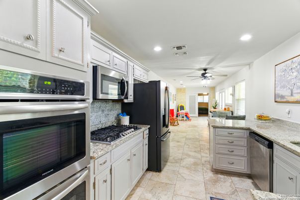 Interior, Kitchen, Recessed Lighting, Stainless Steel Appliances