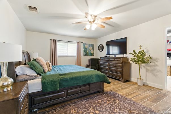 Bedroom, Interior, Wood Texture Flooring