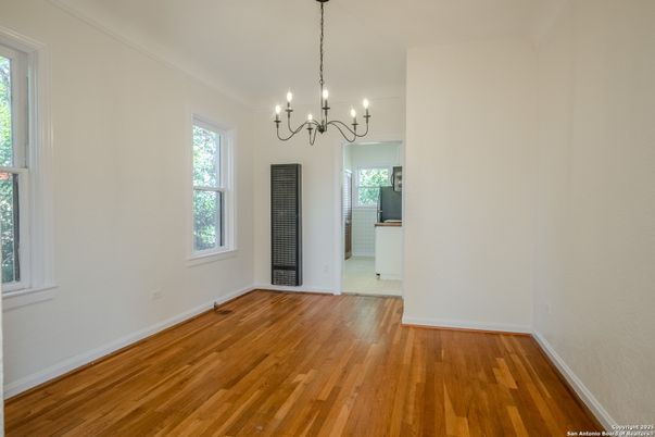 Chandelier, Empty room, Interior, Wood Texture Flooring