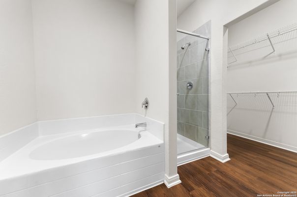 Bathroom, Interior, Wood Texture Flooring
