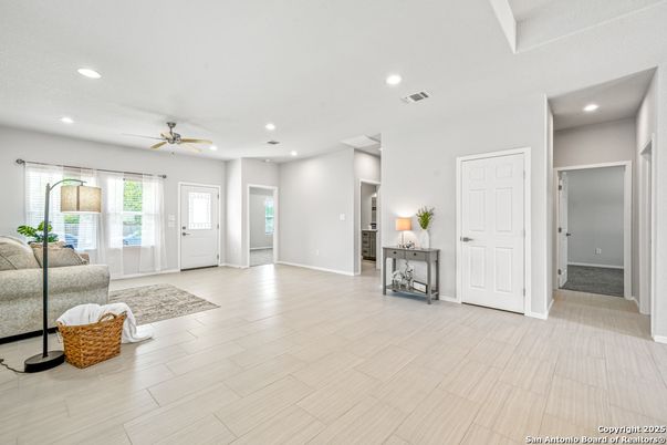 Interior, Recessed Lighting, Wood Texture Flooring