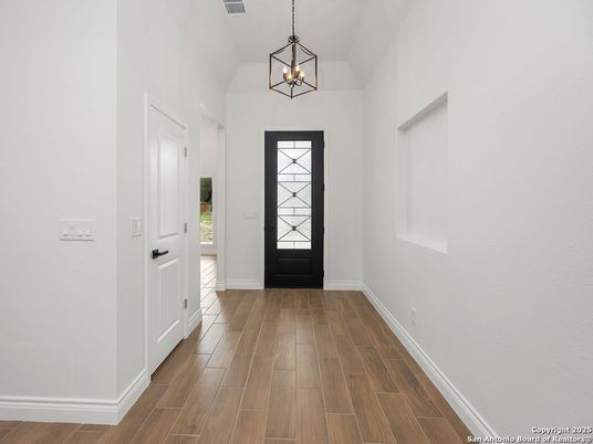 Interior, Pendant Lights, Wood Texture Flooring