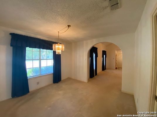 Chandelier, Empty room, Interior