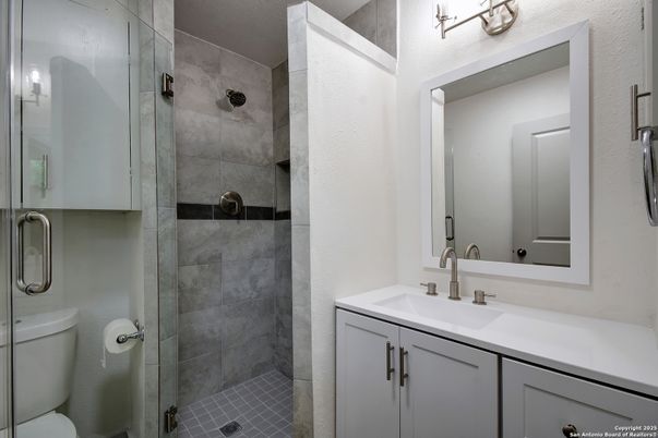 Bathroom, Glass Shower, Interior