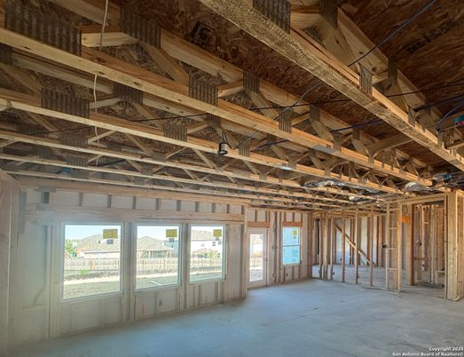 Empty room, Interior, Wooden Beams, Wooden Ceilings, Wooden Walls