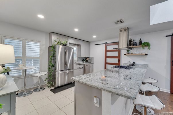 Interior, Kitchen, Recessed Lighting, Stainless Steel Appliances