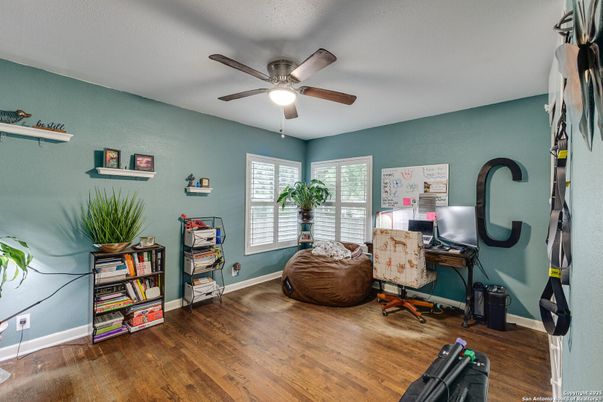 Home Office, Interior, Wood Texture Flooring